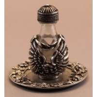 Pewter Angel Tear Bottle With Tray #3019-6027 876857003019  152973416343